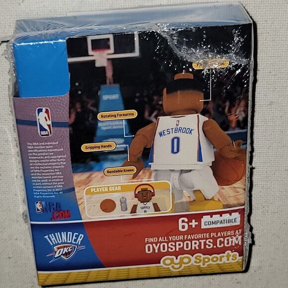 New Russell Westbrook Oklahoma City Thunder # 0 Basketball NBA Minifigure - Picture 5 of 9